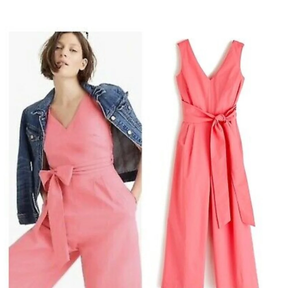 NWT J Crew Dark Matter Cotton Blend Jumpsuit - Picture 2 of 12